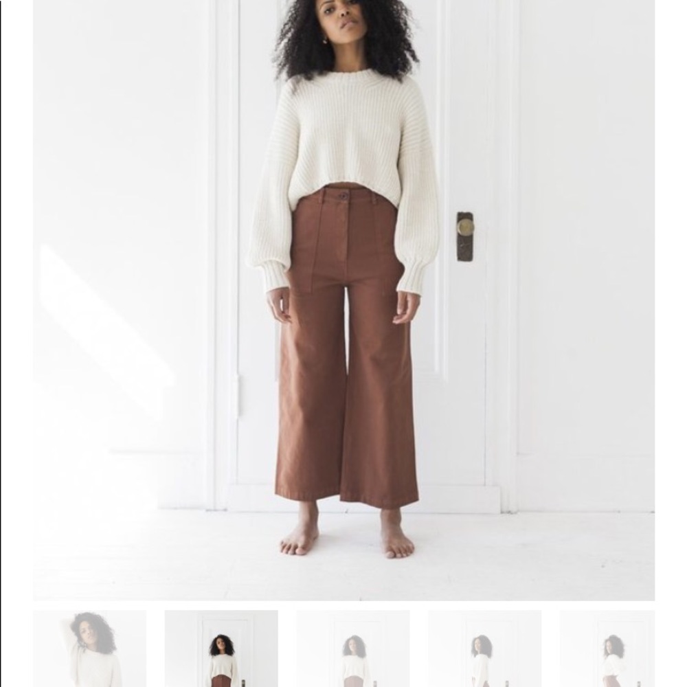 First Rite cropped sweater - Picture 2 of 2